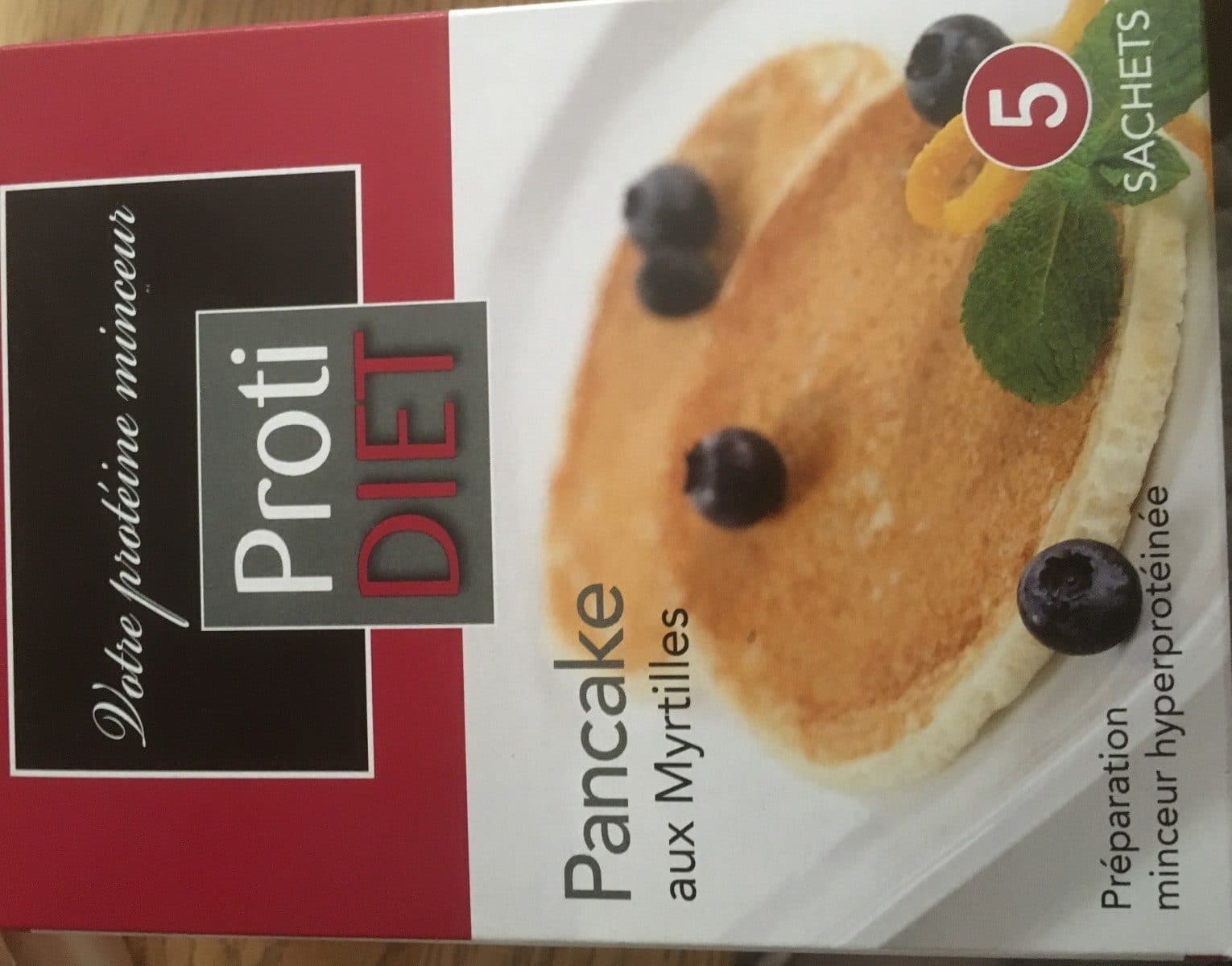 Open Food Facts Protidiet Pancakes myrtille packshot