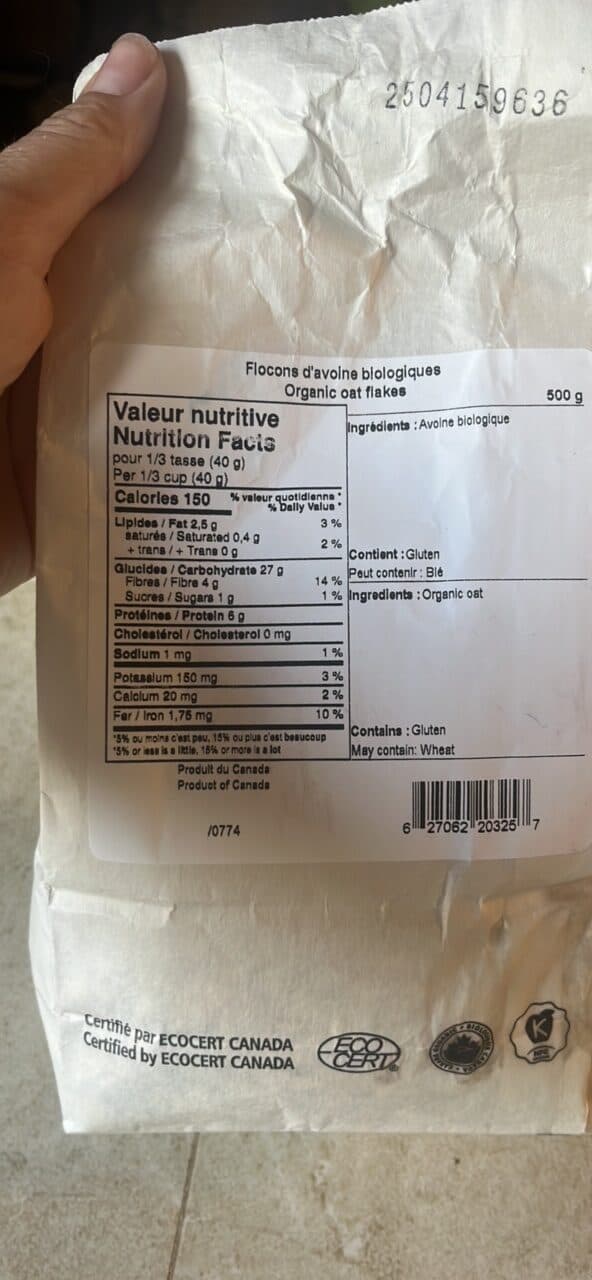 Milanaise Oat Flakes packshot