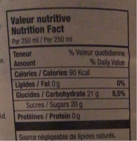 Open Food Facts Jus de pomme petillant biologique packshot