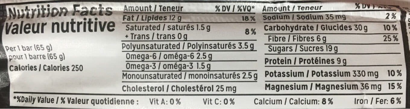 Naak Barre énergétique packshot