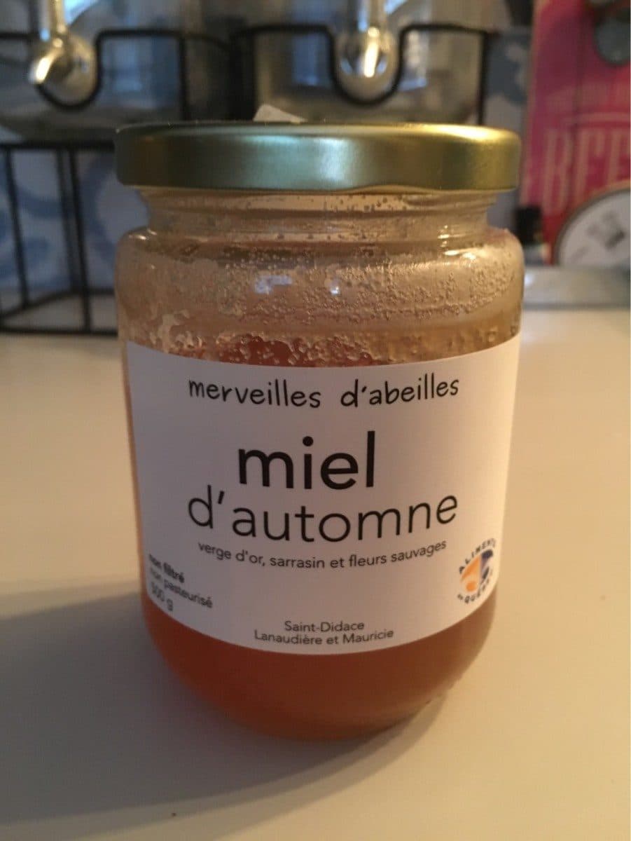 Merveilles d'abeilles Miel d'automne verge d'or, sarrasin et fleurs sauvages packshot