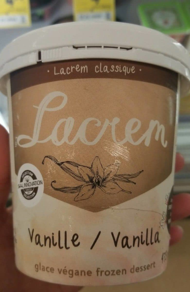 Open Food Facts Vanille glace vegan packshot