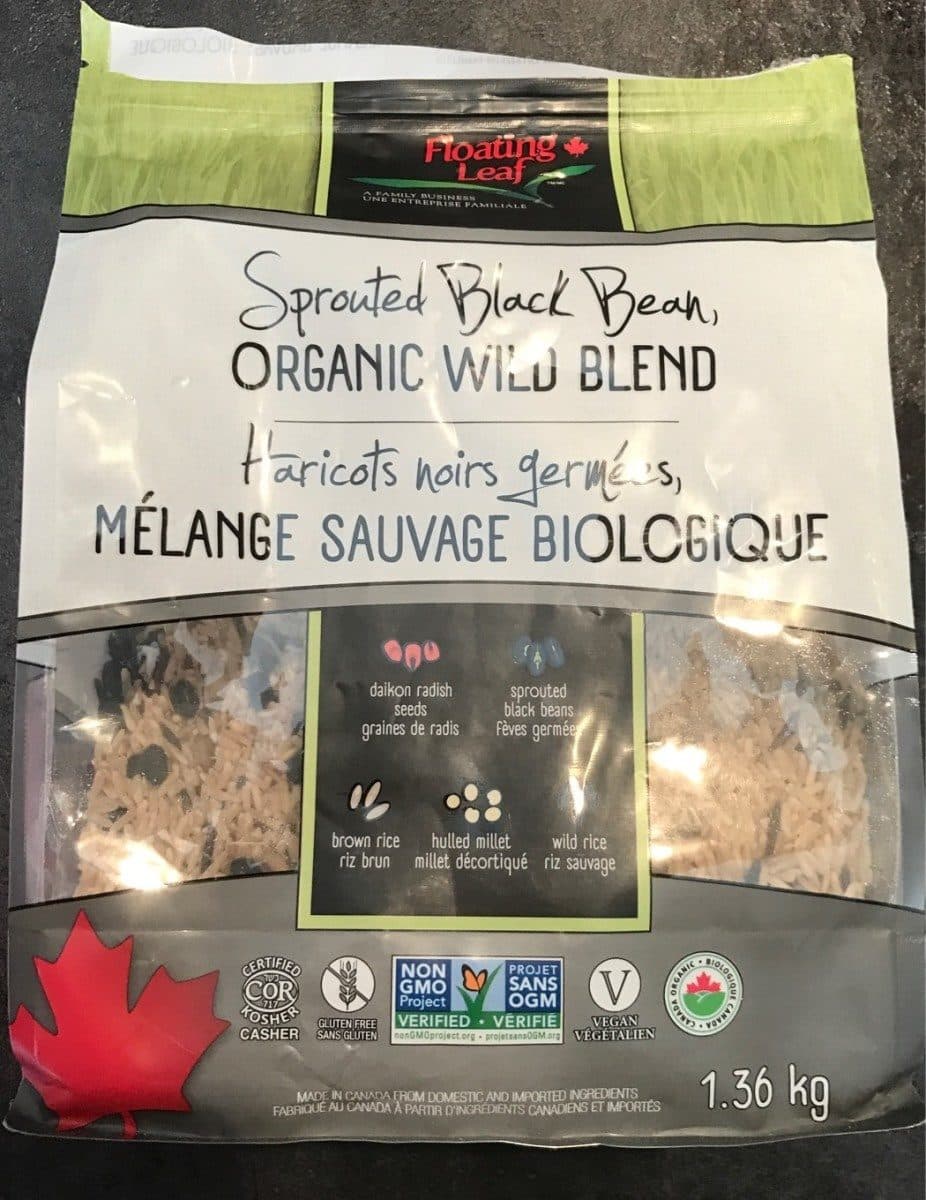 Floating Leaf Sprouted Black Bean, Organic Wild Blend packshot