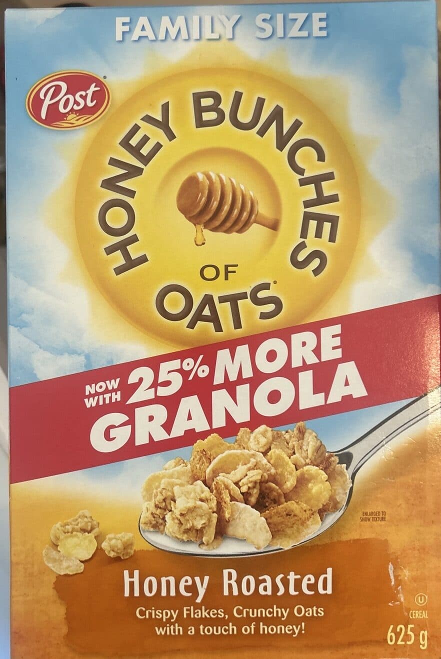 Post Honey Bunches of Oats Honey Roasted packshot