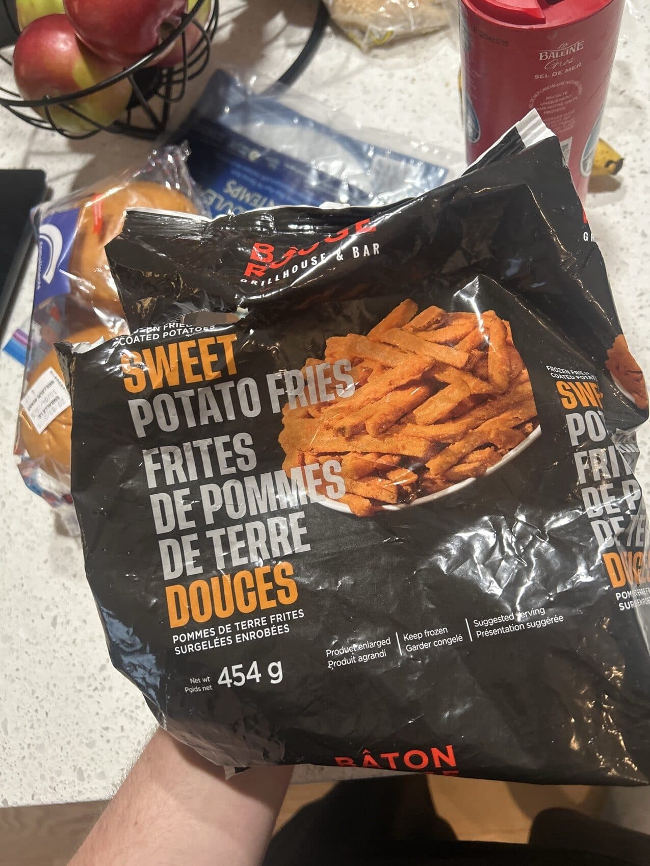 Bâton Rouge Frites de pomme de terre douce packshot