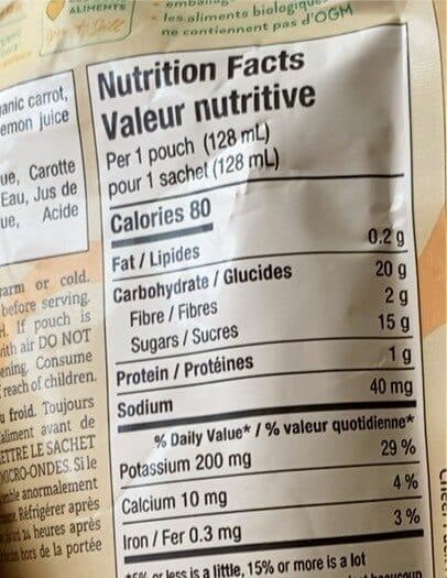 Open Food Facts Compote pommes carotte pruneaux packshot