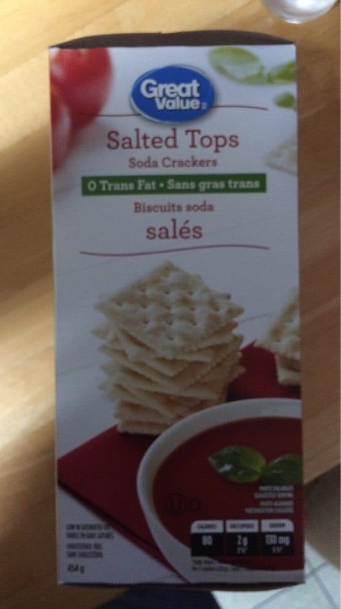 Great Value Biscuit Soda Salés packshot