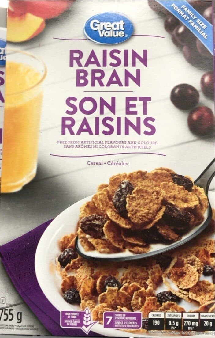 Great Value Son et raisin packshot