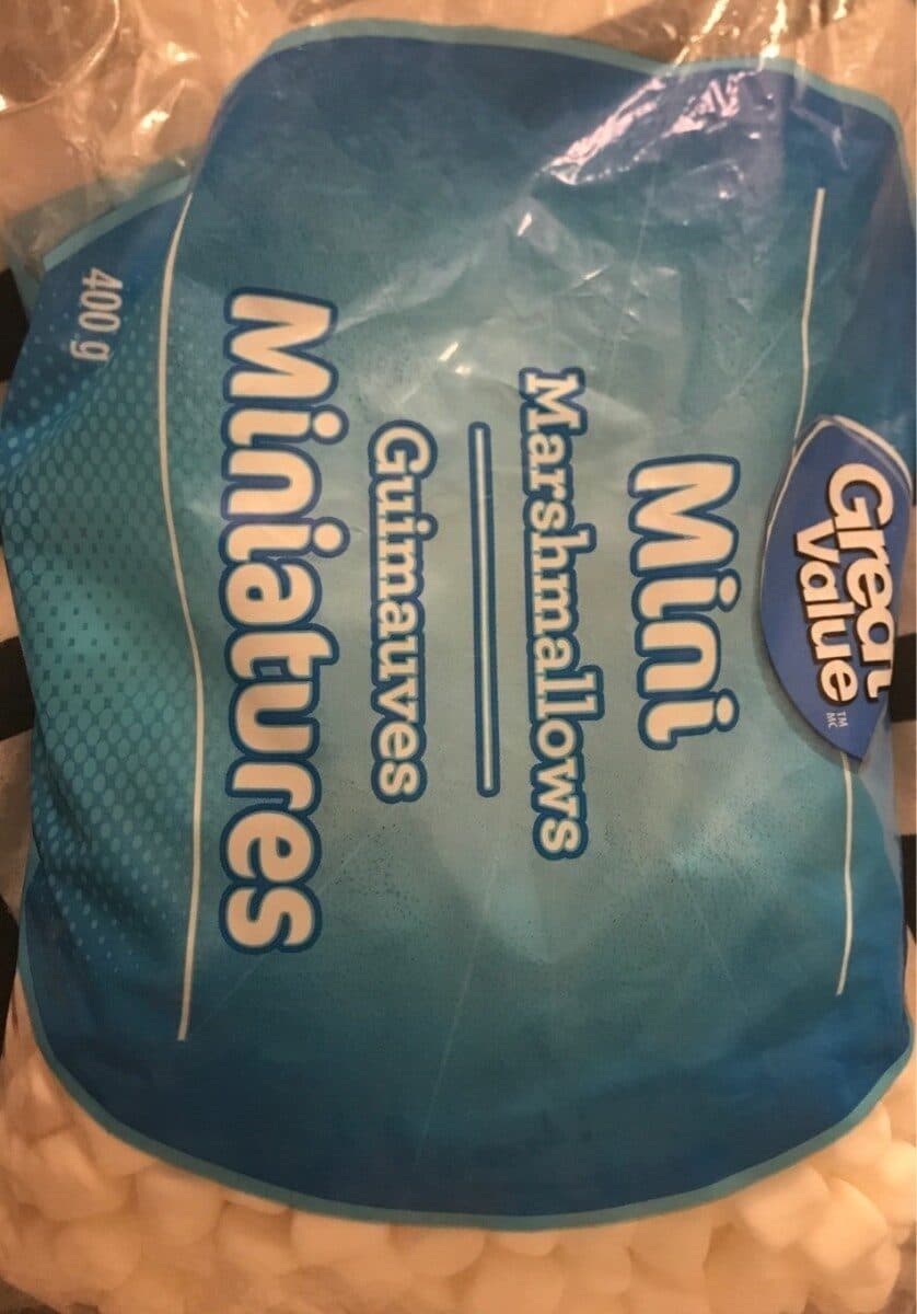 Great Value Mini Marshmallows packshot