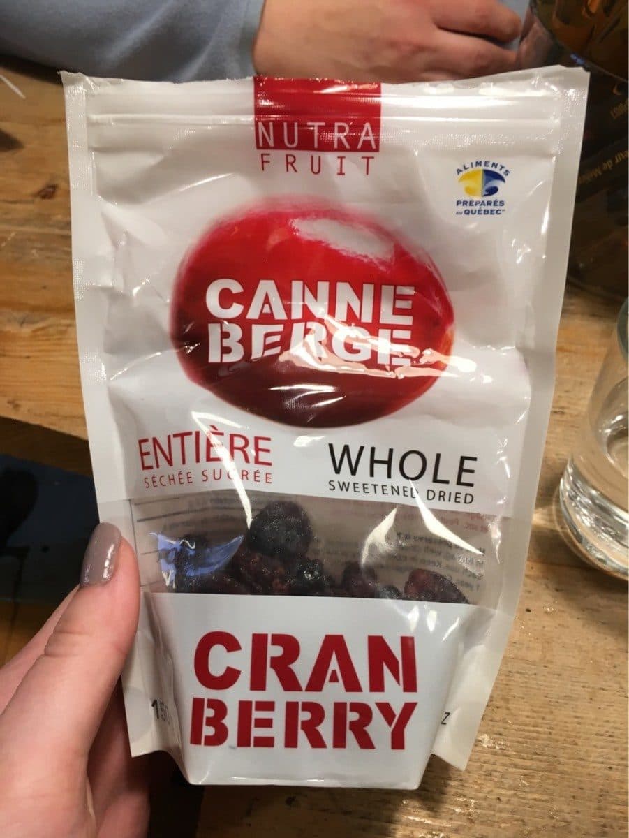 Nutrafruit Canneberge packshot