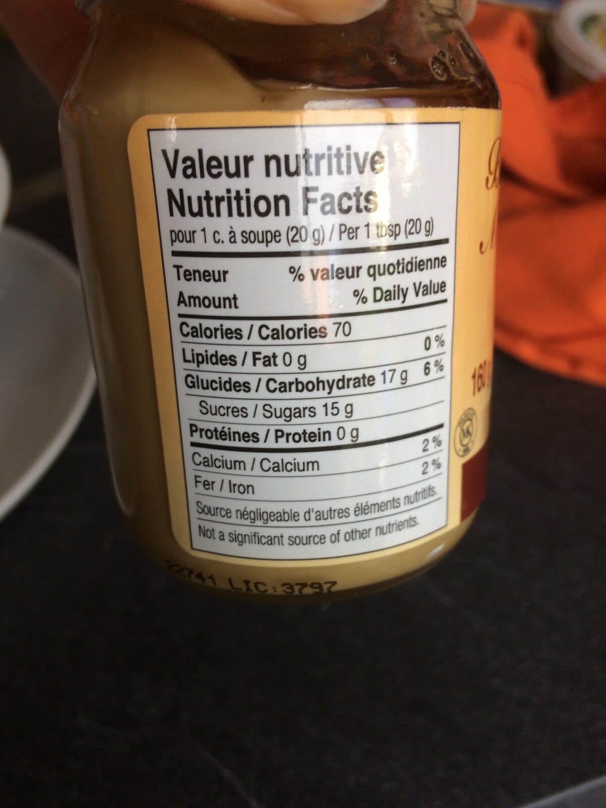 Open Food Facts Beurre d'Erable packshot