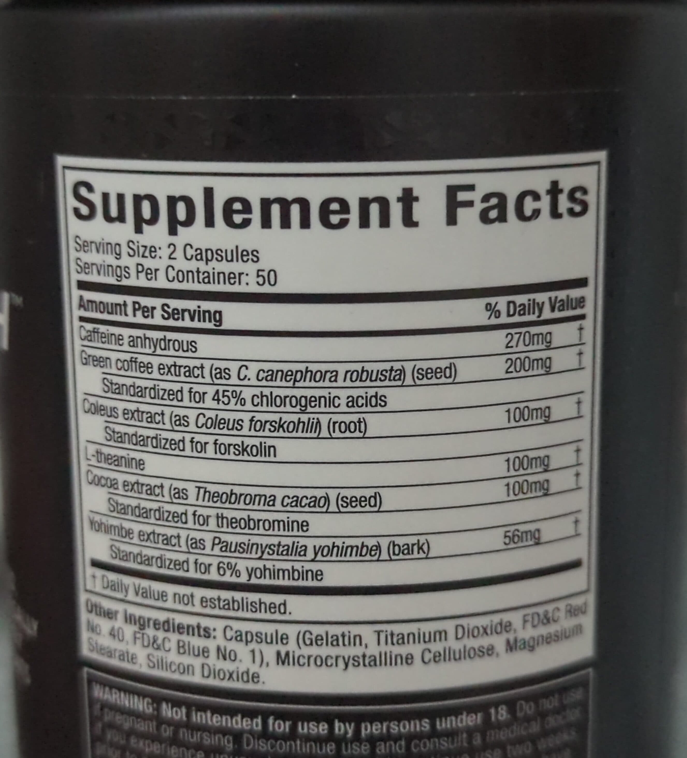 Muscletech Muscletech - Hydroxycut Hardcore Elite 100 Caps - Quemador De Grasa packshot