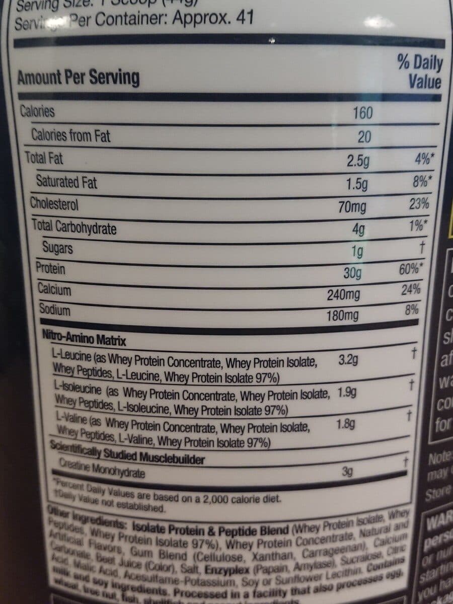 Muscletech Ultimate Muscle Building Whey Protein packshot