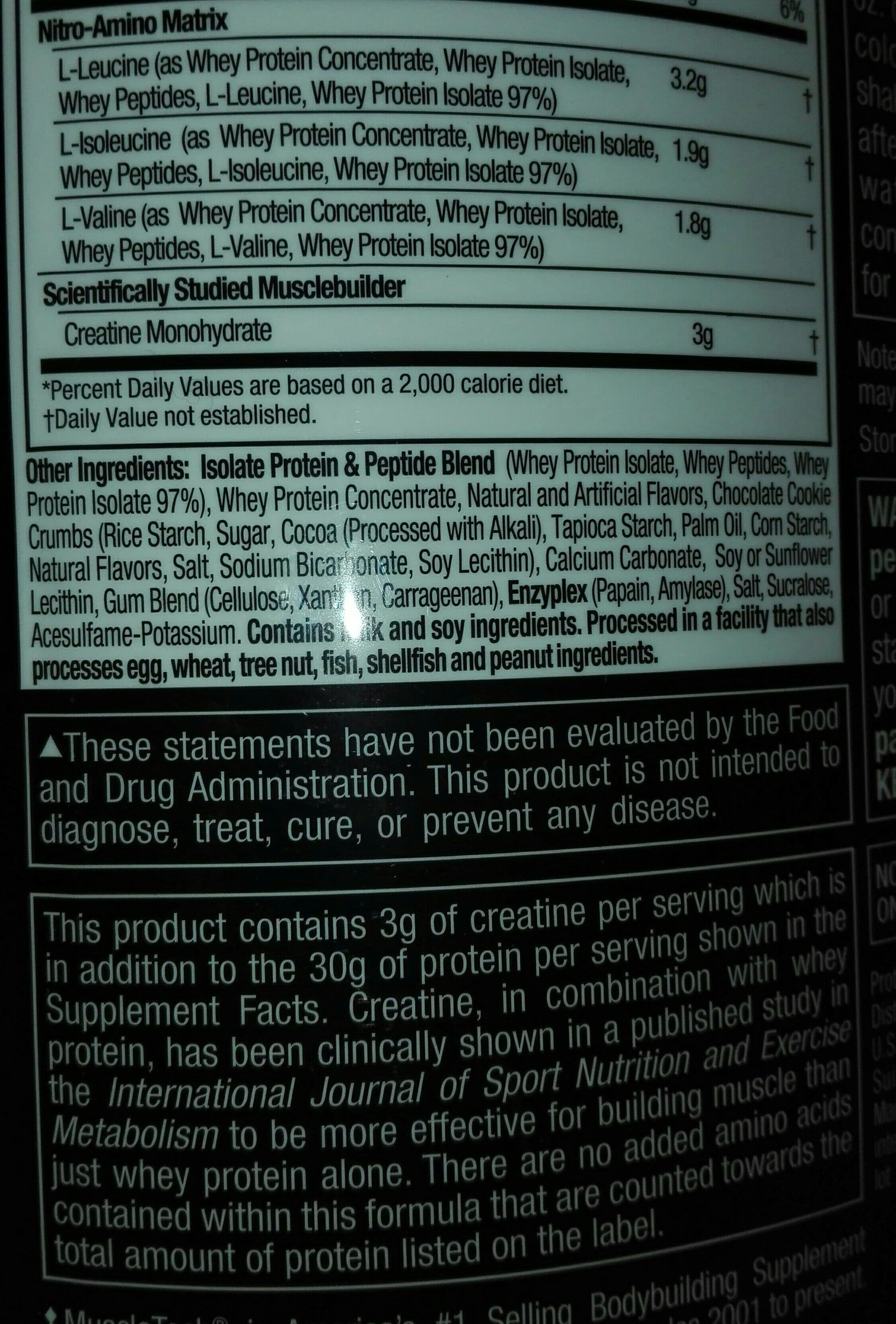 Muscletech Nitro Tech Whey Protein packshot