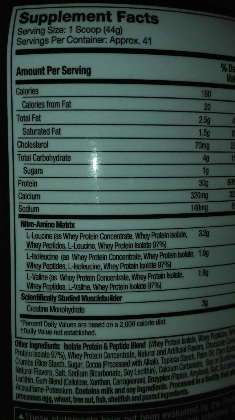 Muscletech Nitro Tech Whey Protein packshot