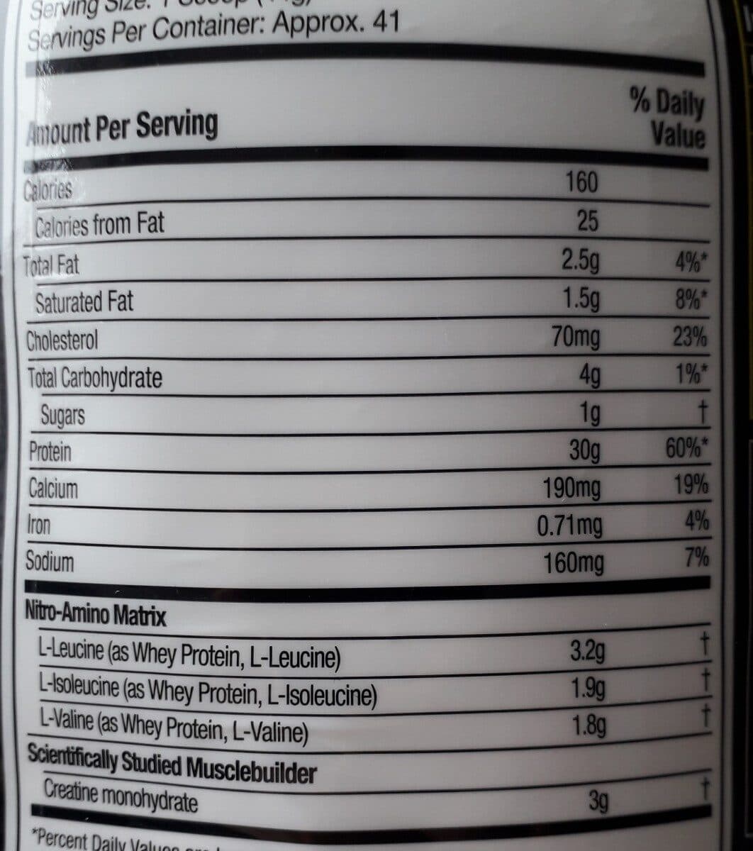 Open Food Facts protein powder packshot