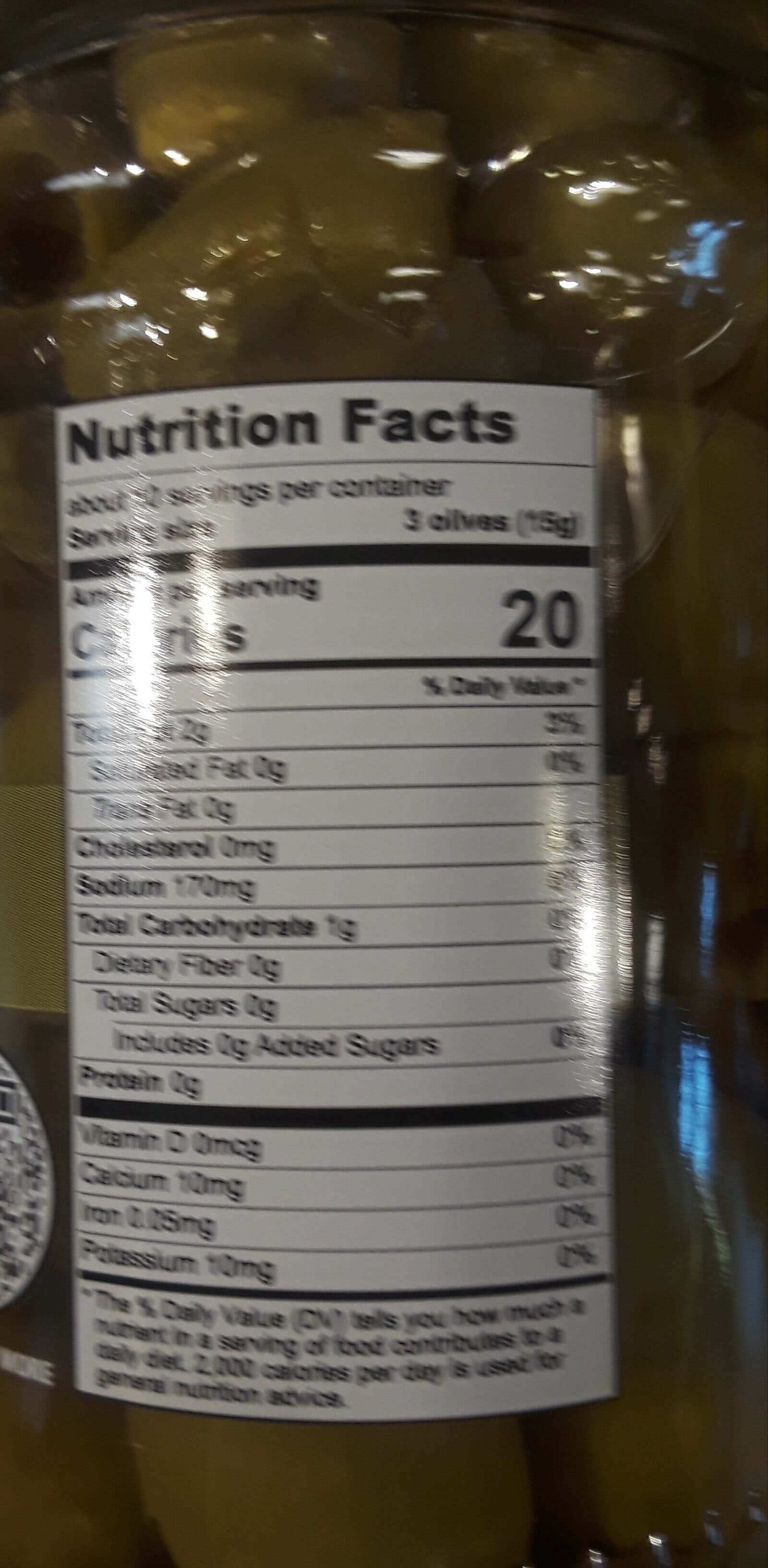 Organic Divina Organic Pitted Green Olives packshot