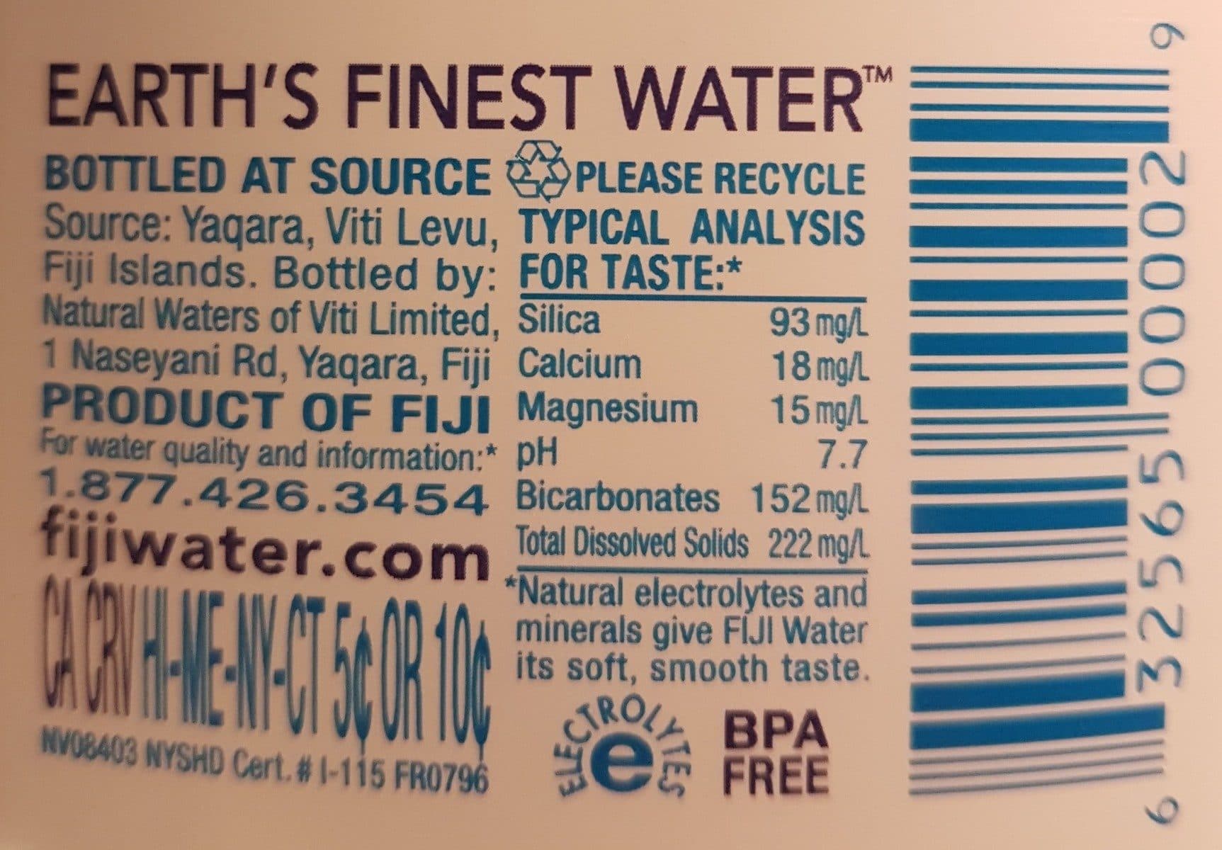 Fiji Natural Artesian Water packshot