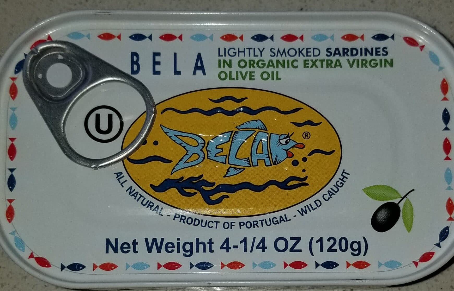 Bela Lightly Smoked Portuguese Sardines In Extra Virgin Olive Oil packshot