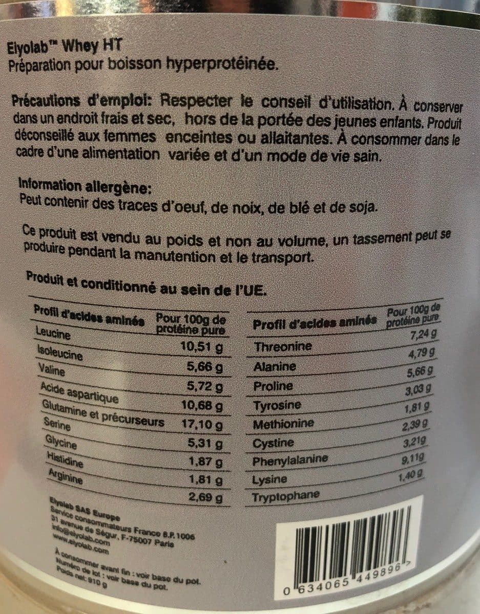 Eiyolab Whey HT packshot