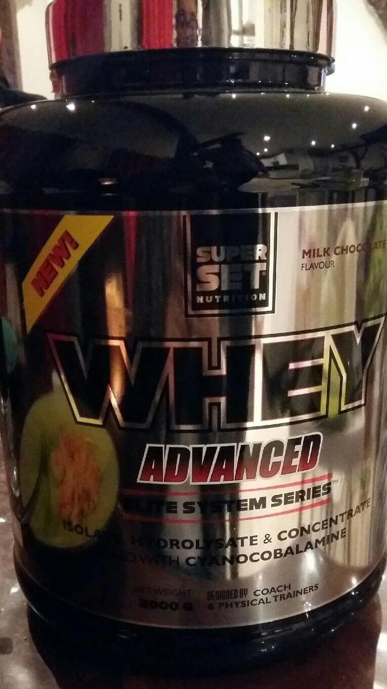Super Set Nutrition Whey advanced packshot