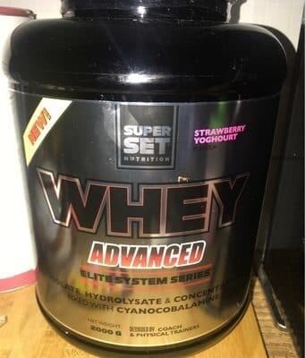 Super Set Nutrition Whey advance packshot