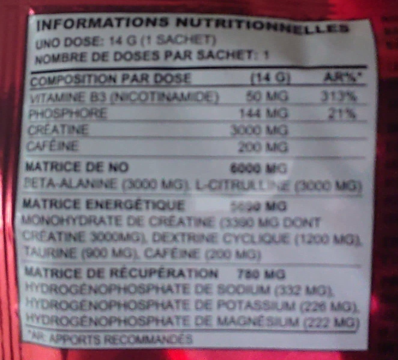 Open Food Facts NO PUMP XTREM packshot
