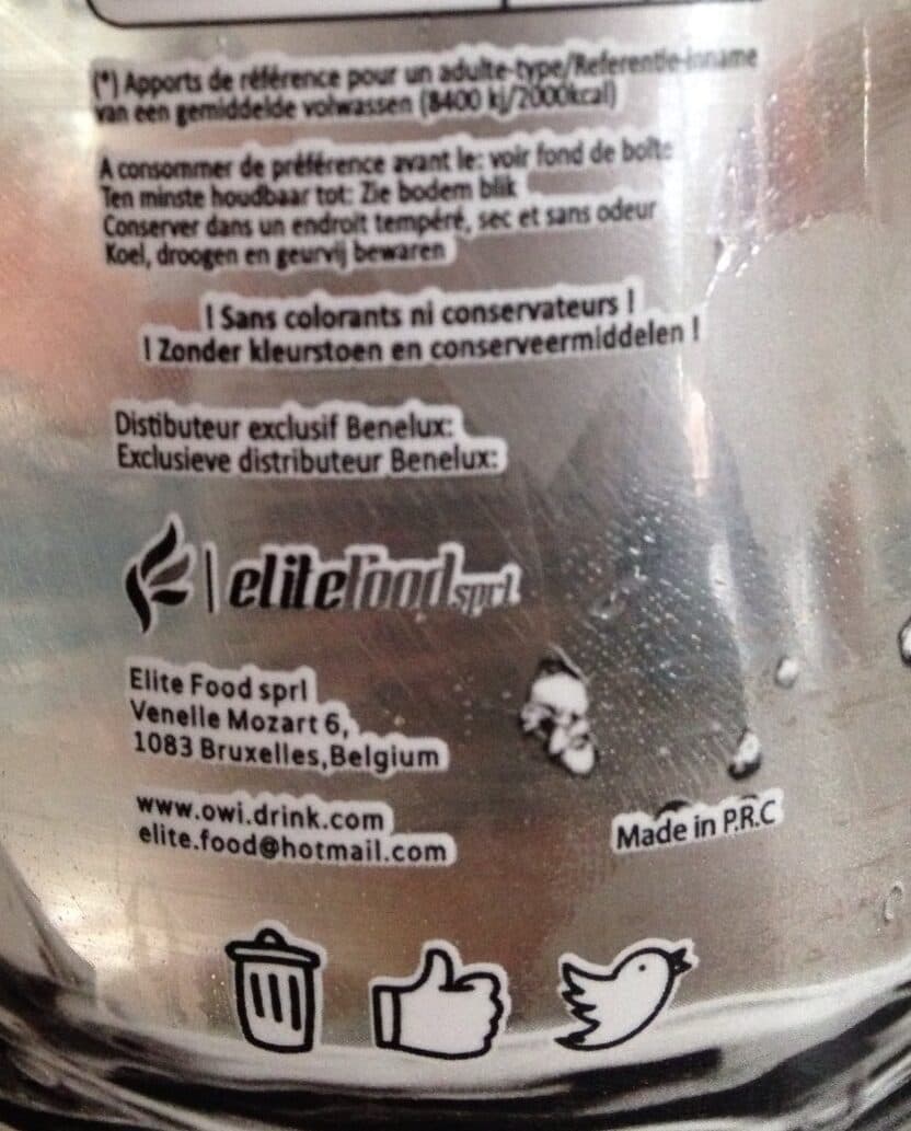 Open Food Facts Eau fraise packshot