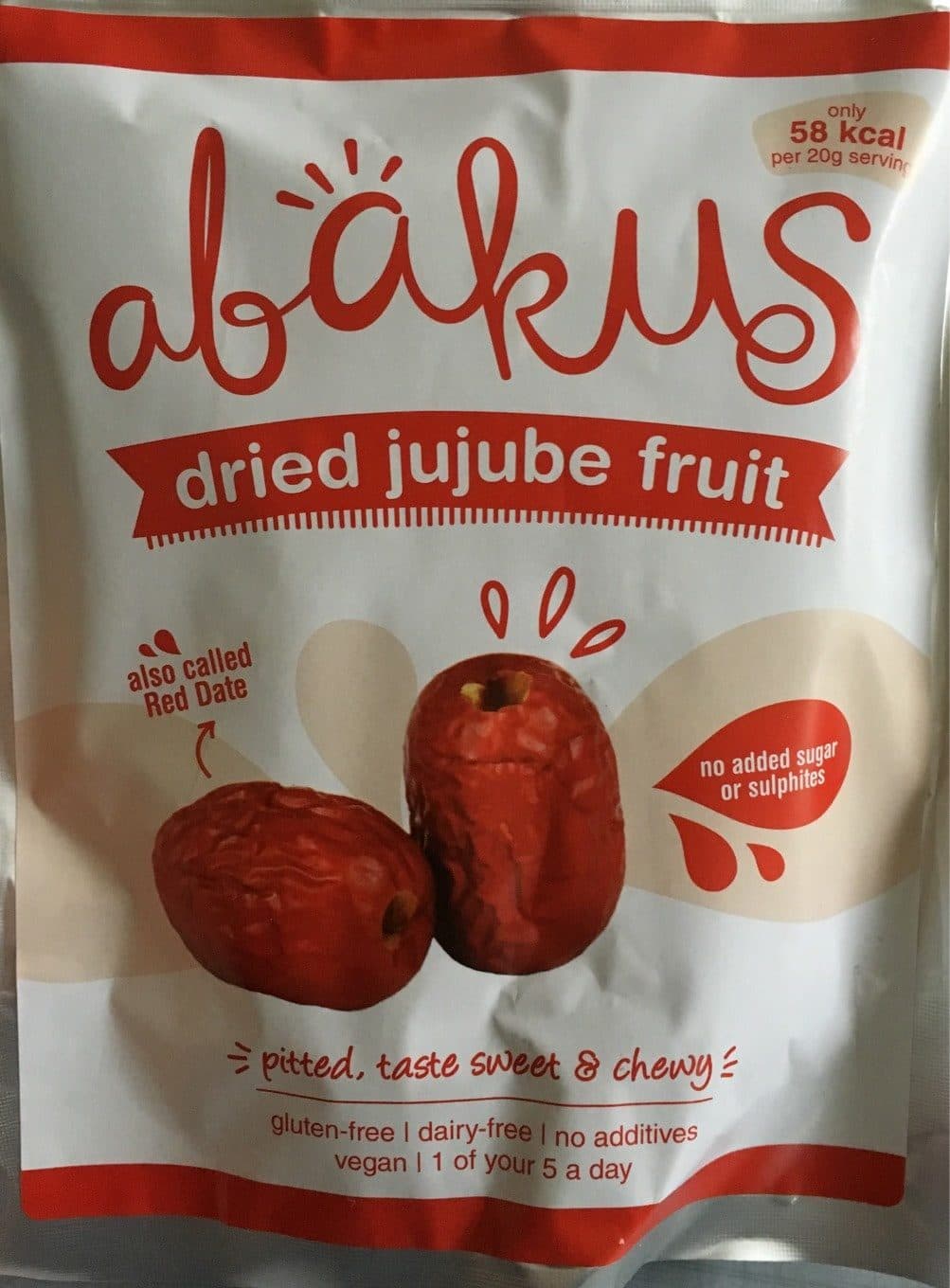 Abakus Abakus Dried Pitted Jujube Fruit - 40G packshot