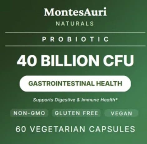 MontesAuri Naturals MontesAuri Naturals Probiotic 40 Billion CFU packshot