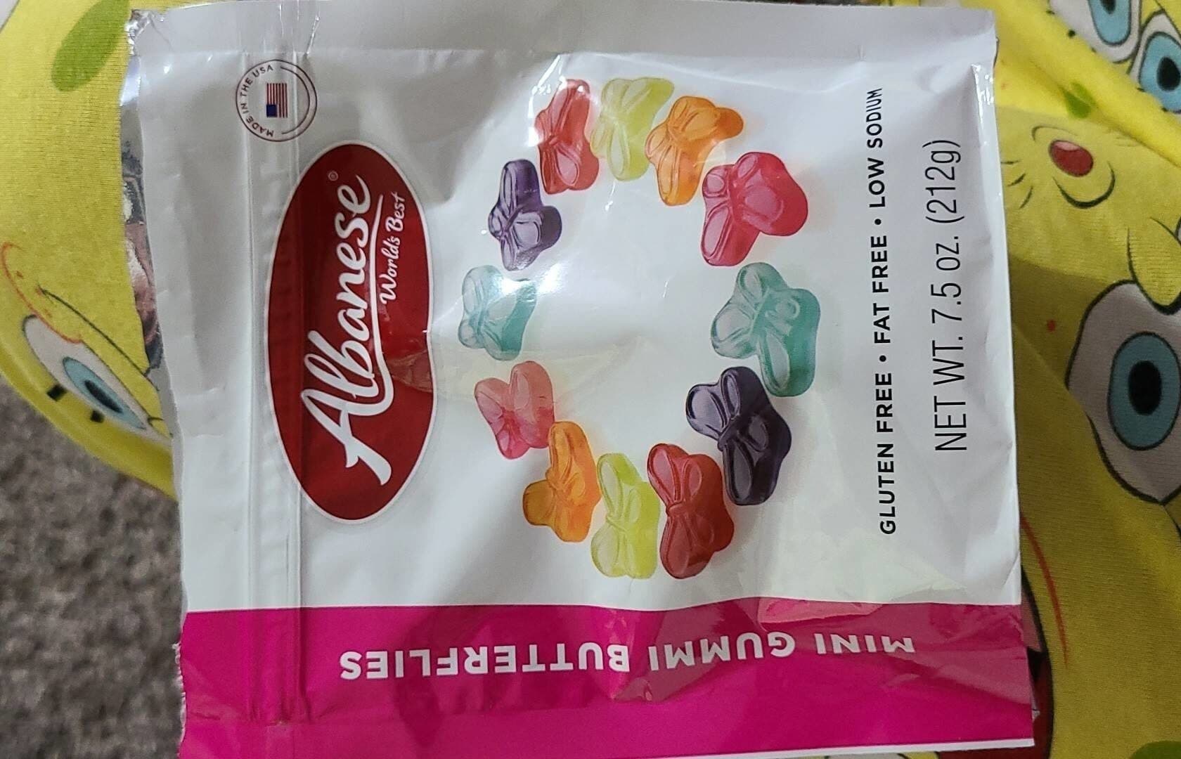 Albanese Mini Gummi Butterflies packshot
