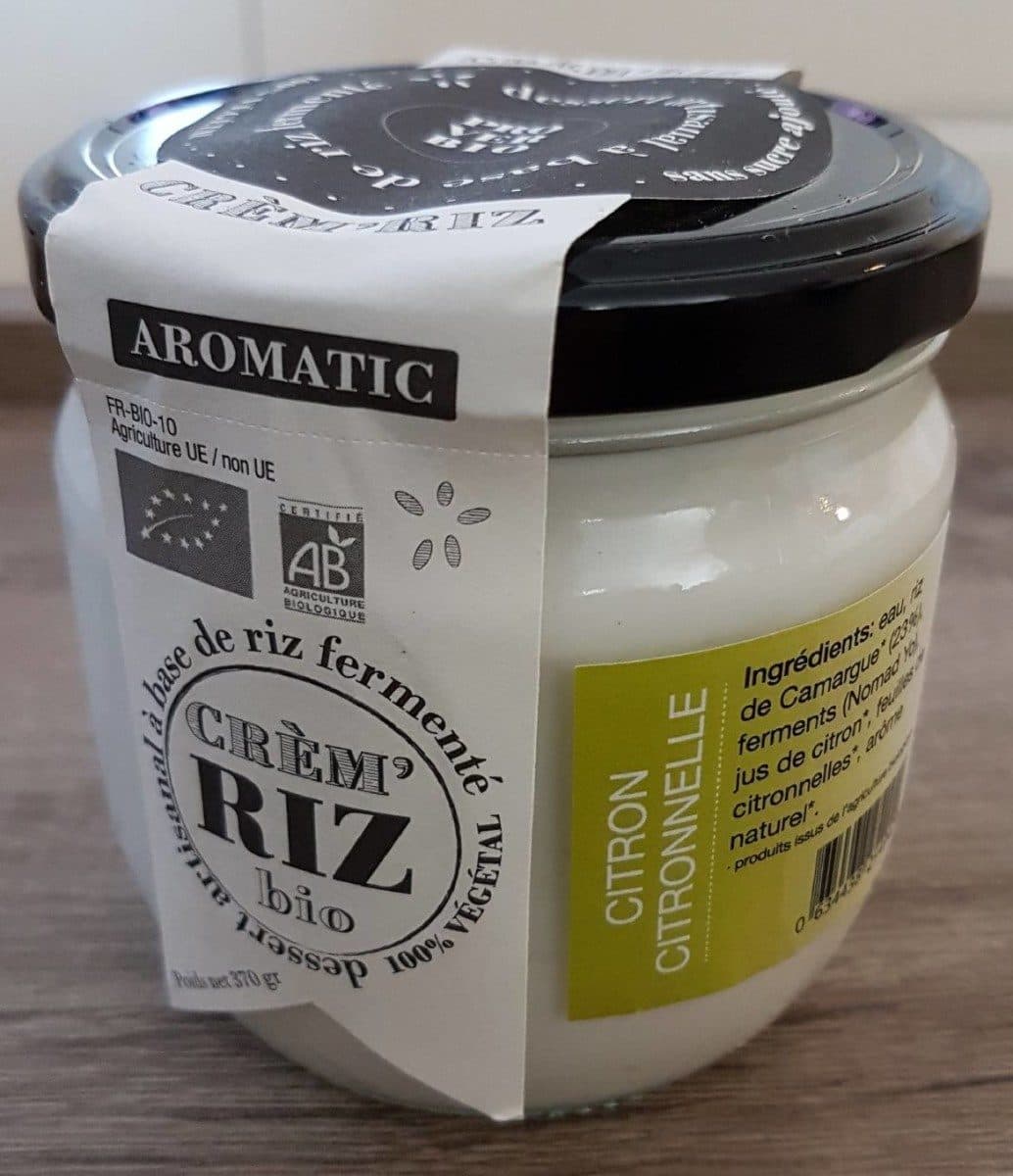 Open Food Facts Crème riz / citron - citronnelle packshot