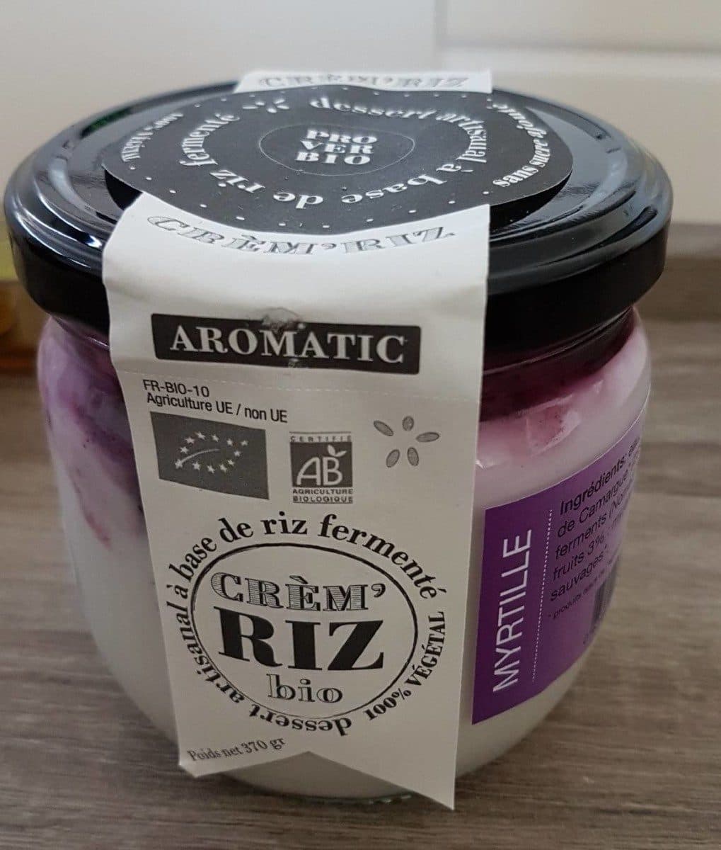 Open Food Facts Crème riz / Myrtille packshot