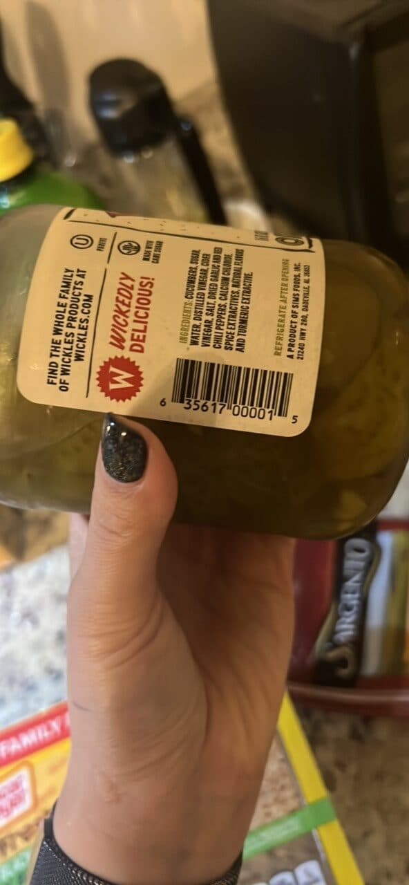 Wickles Original Pickles packshot