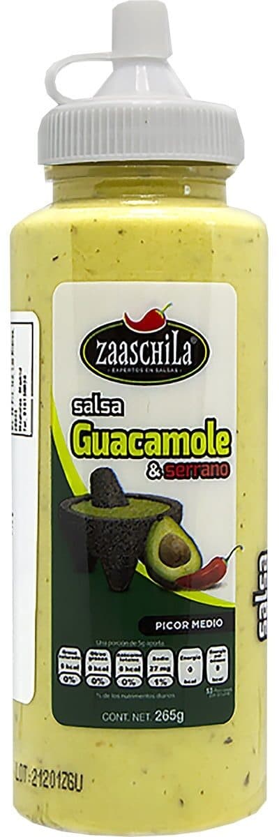 Zaaschila Guacamole & Serrano Hot Sauce packshot