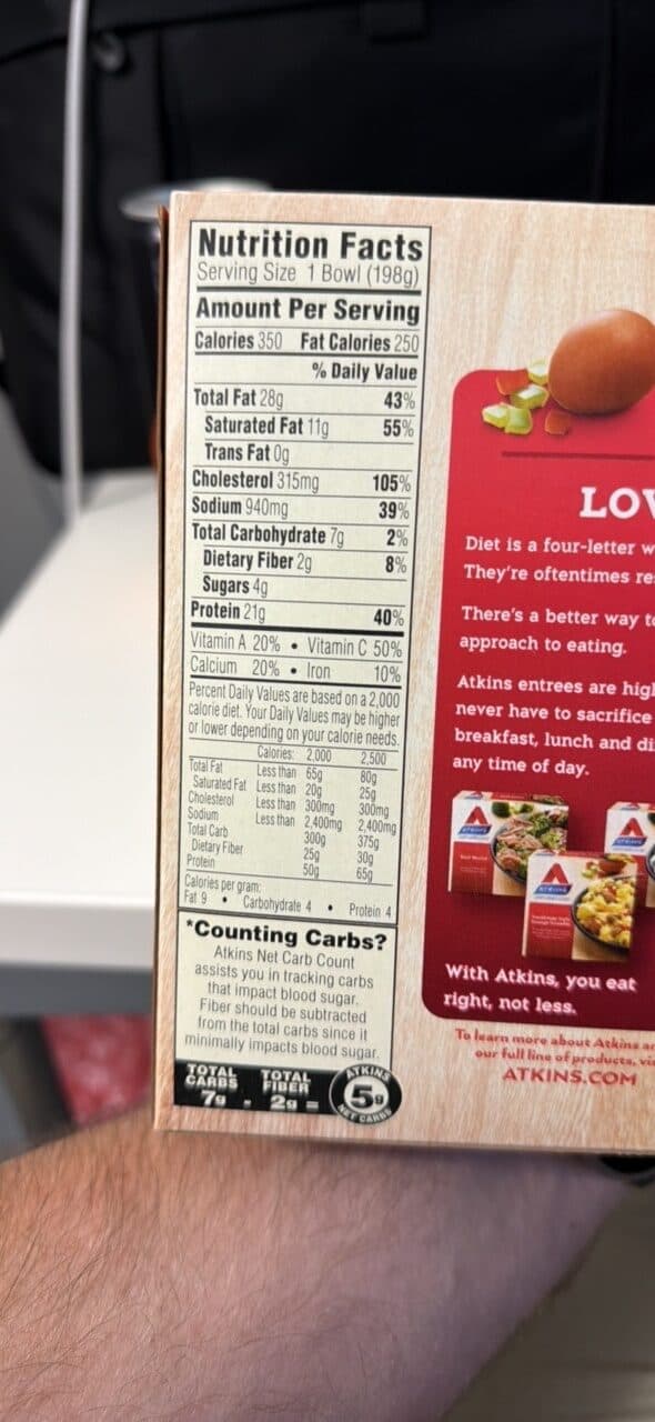 Atkins Farmhouse-Style Sausage Scramble packshot