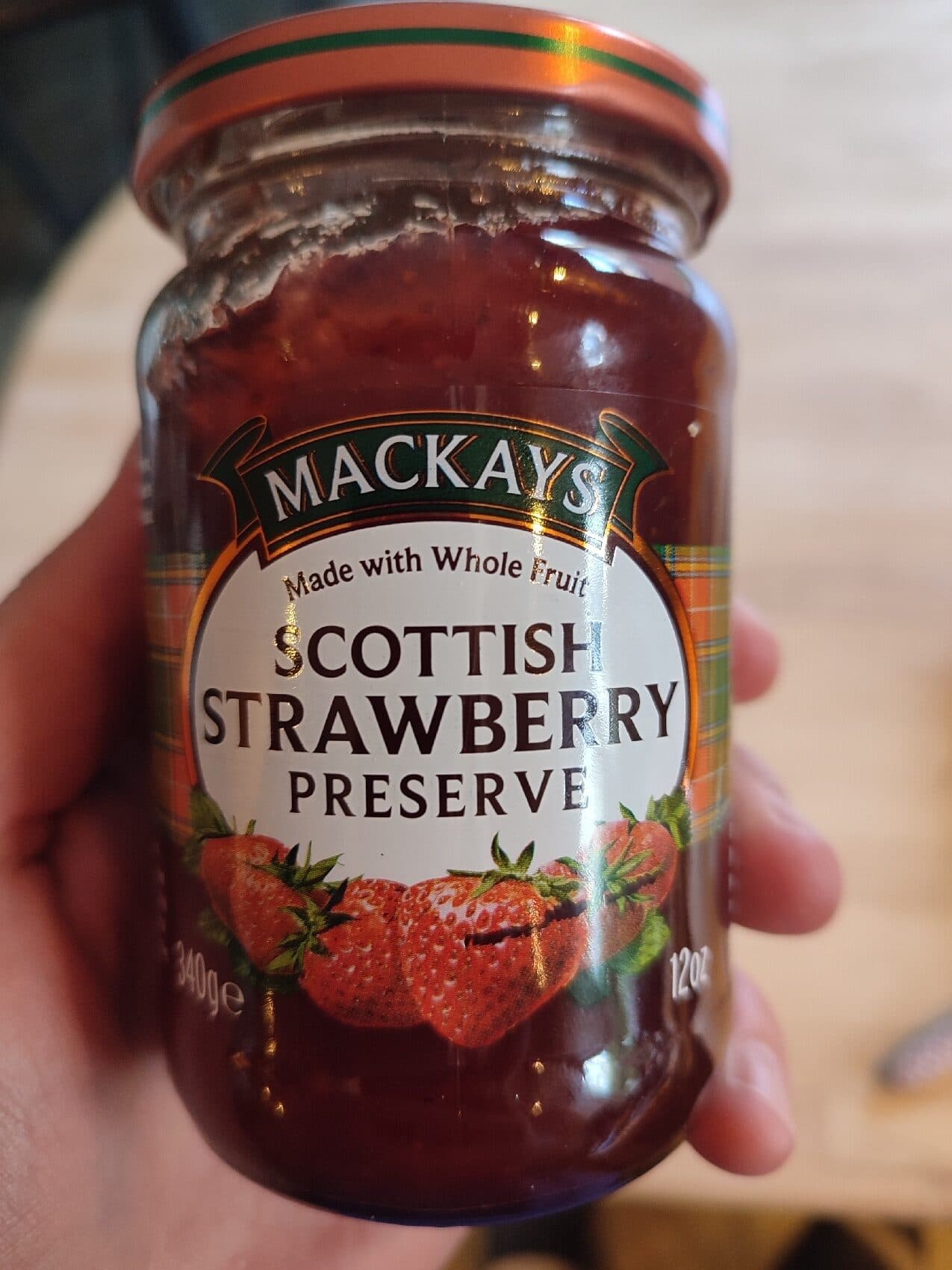 Mackays Scottish Strawberry Preserve packshot