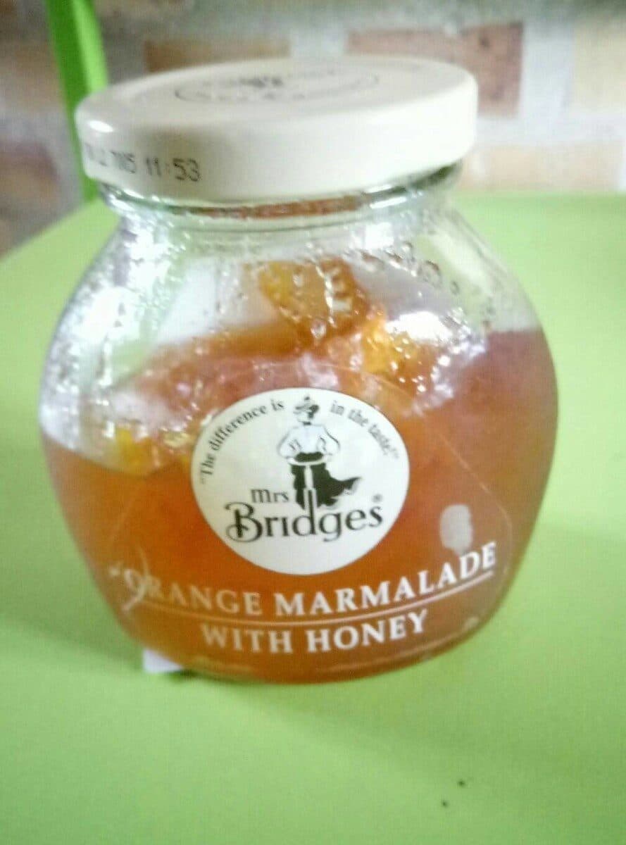 Mrs Bridges Orange marmalade with honey packshot