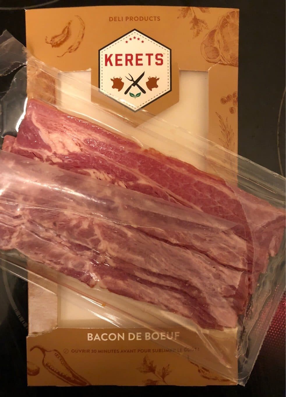 Kerets Bacon de boeuf packshot
