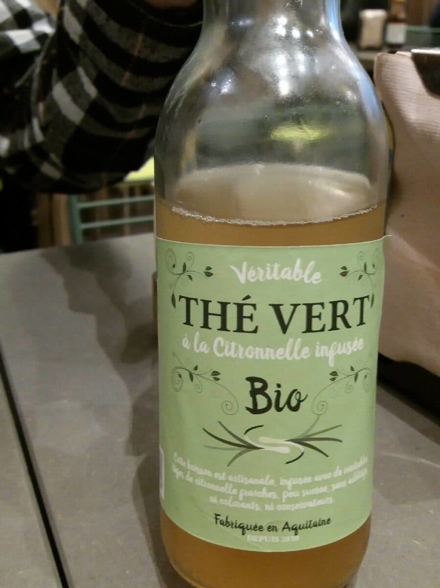 Open Food Facts Véritable thé vert à la citronnelle infusée bio packshot