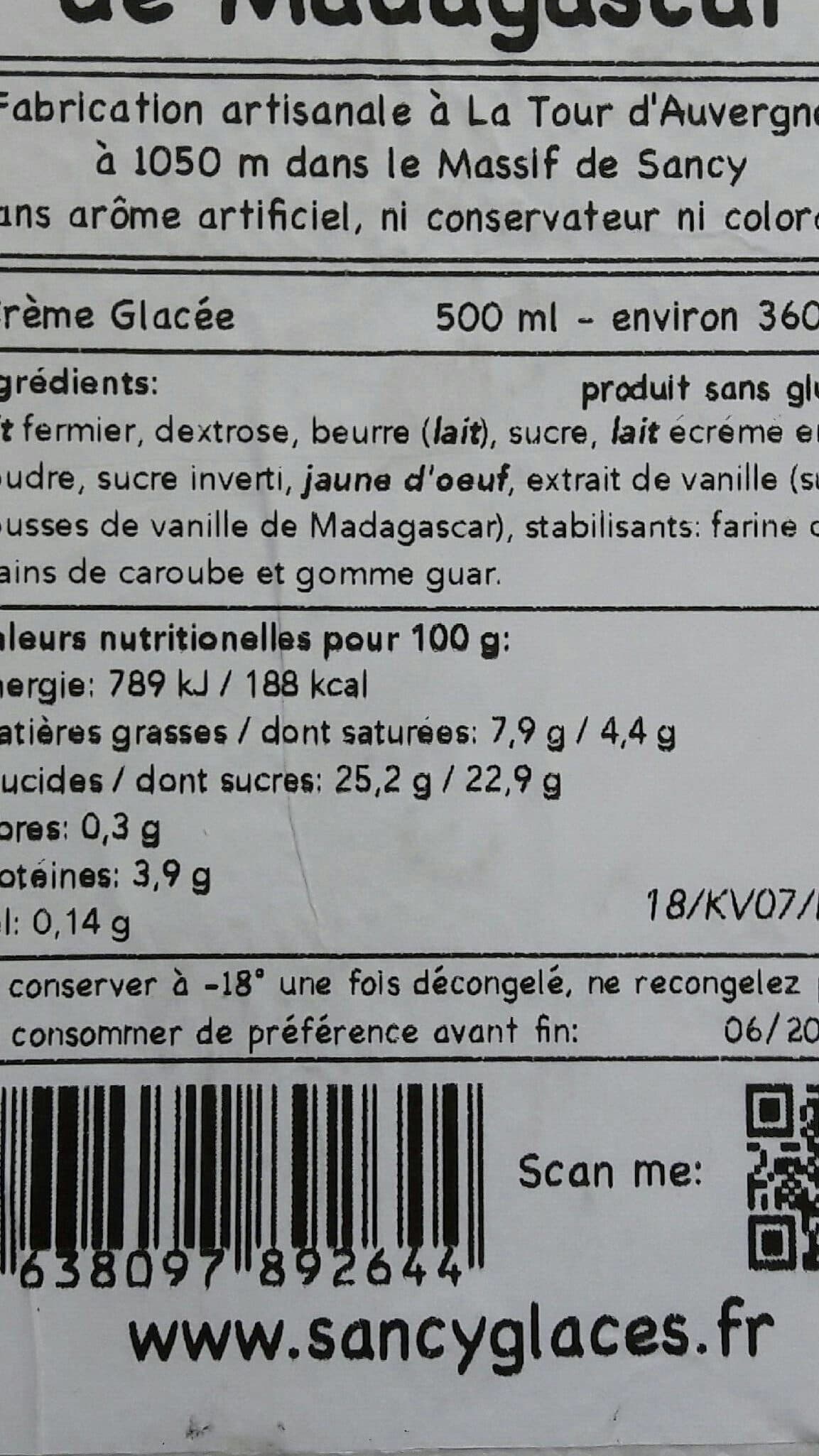 Open Food Facts Vanille de Madagascar packshot