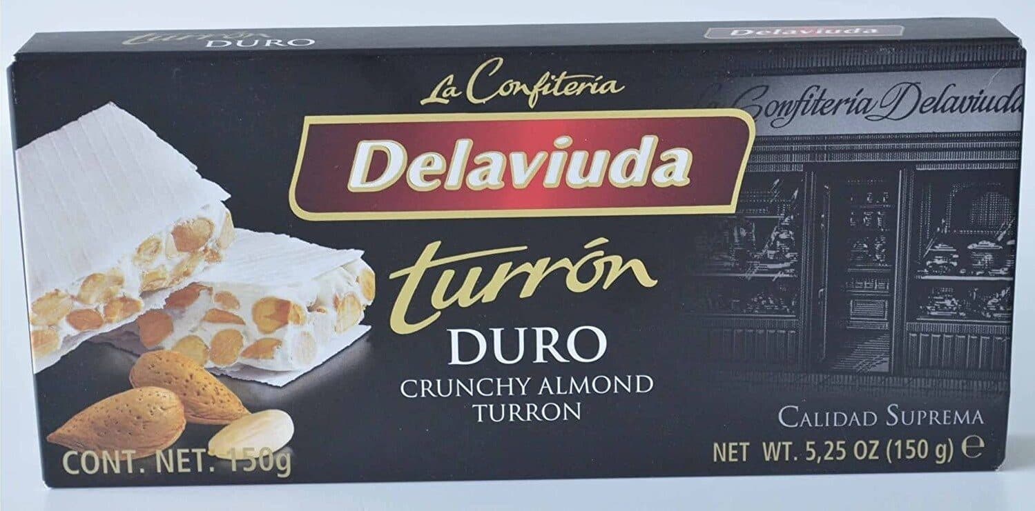 Delaviuda Crunchy almond turron packshot
