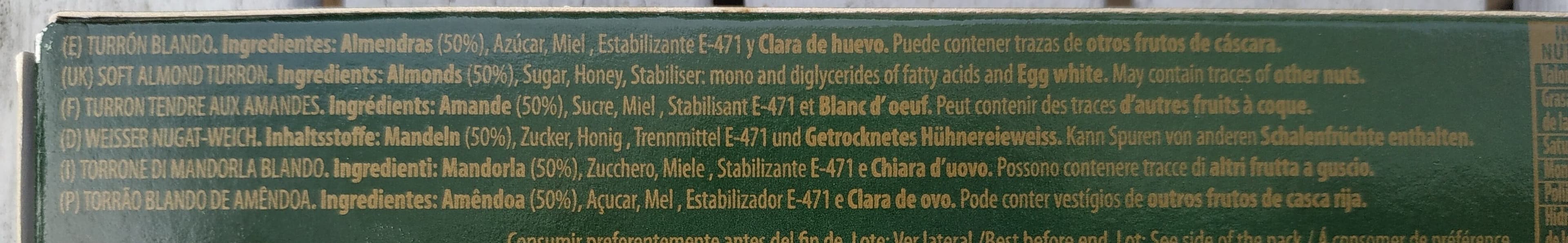 Open Food Facts Turron blando packshot