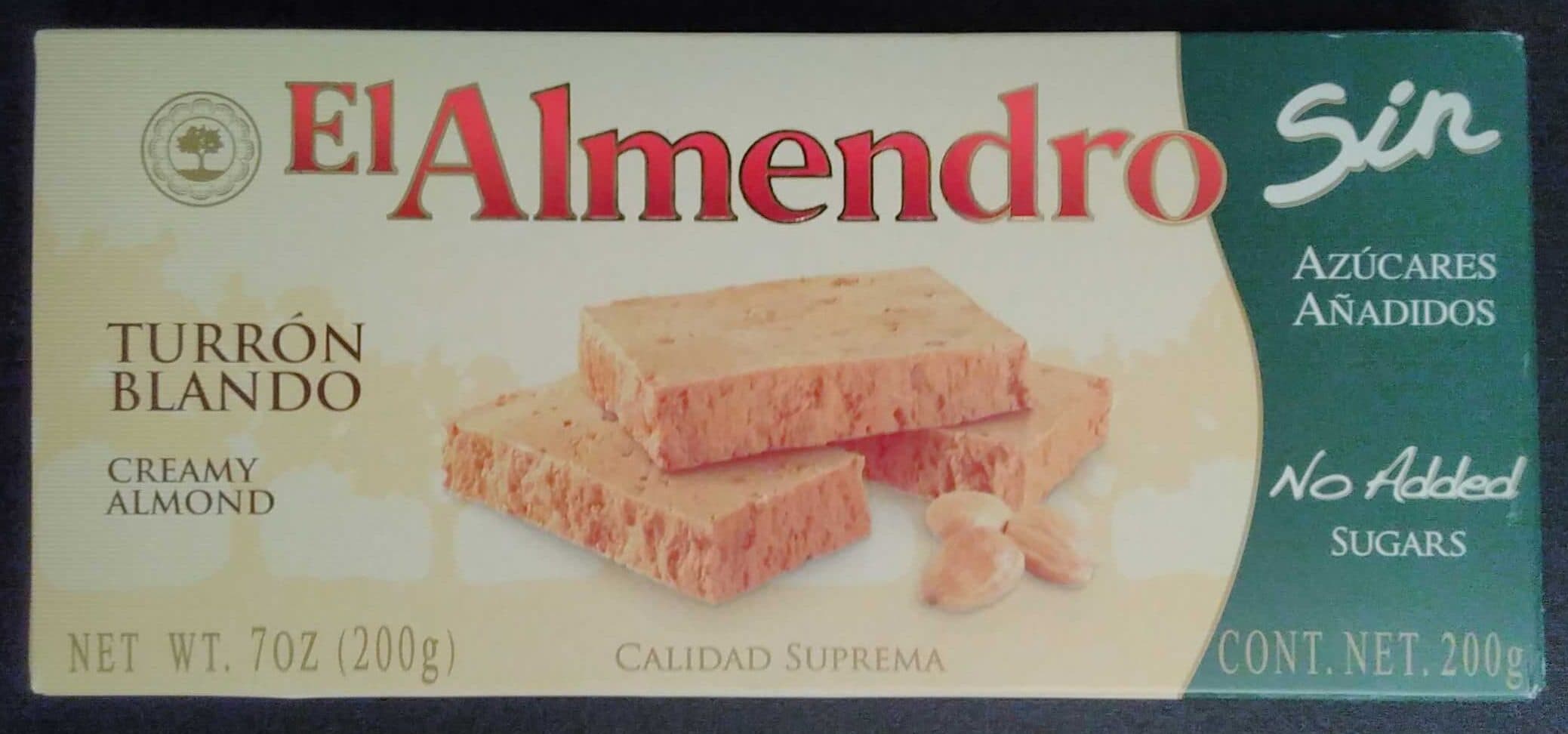 El Almendro Turrón Blando packshot