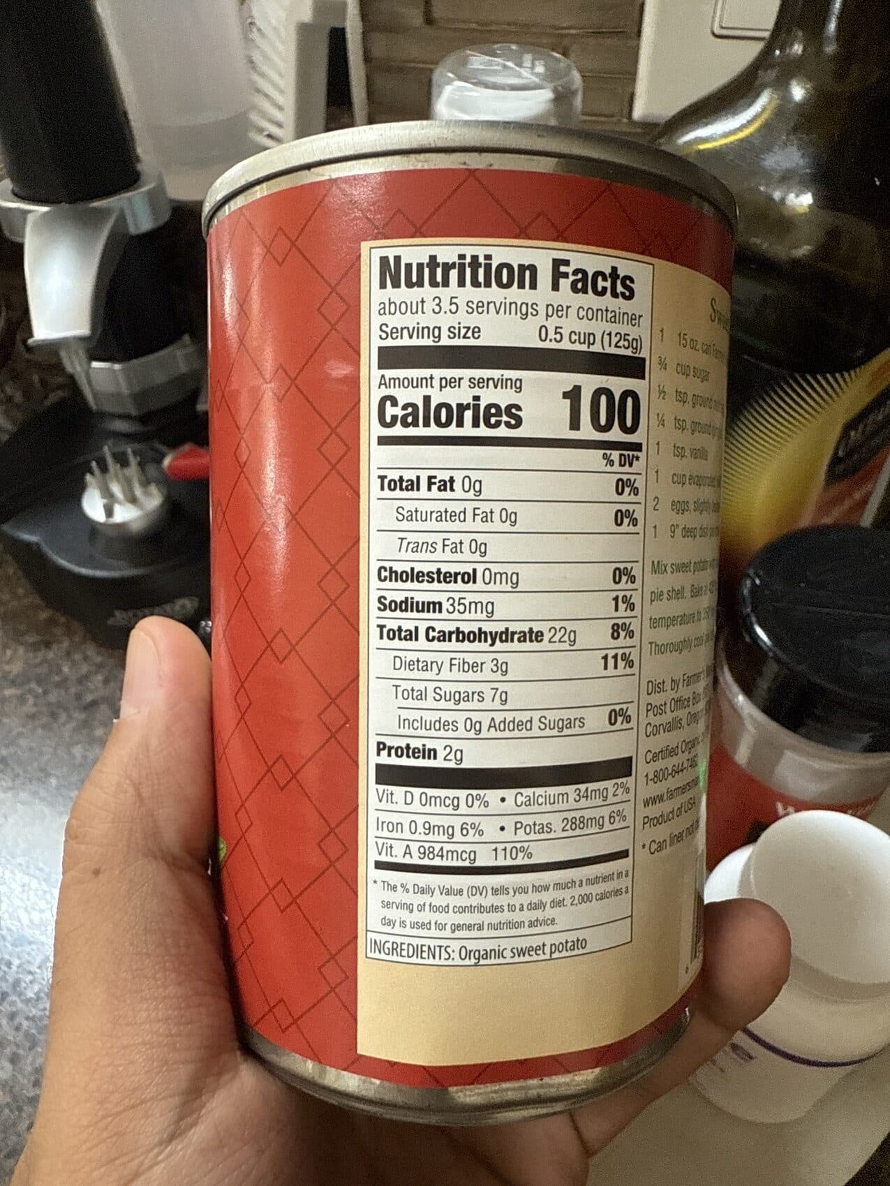 Farmer's Market Foods Sweet Potato Puree / Puree De Patates Douces packshot