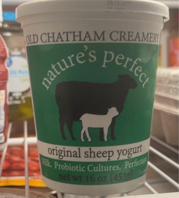 Old Chatham Creamery Plain Sheep's Milk Yogurt packshot