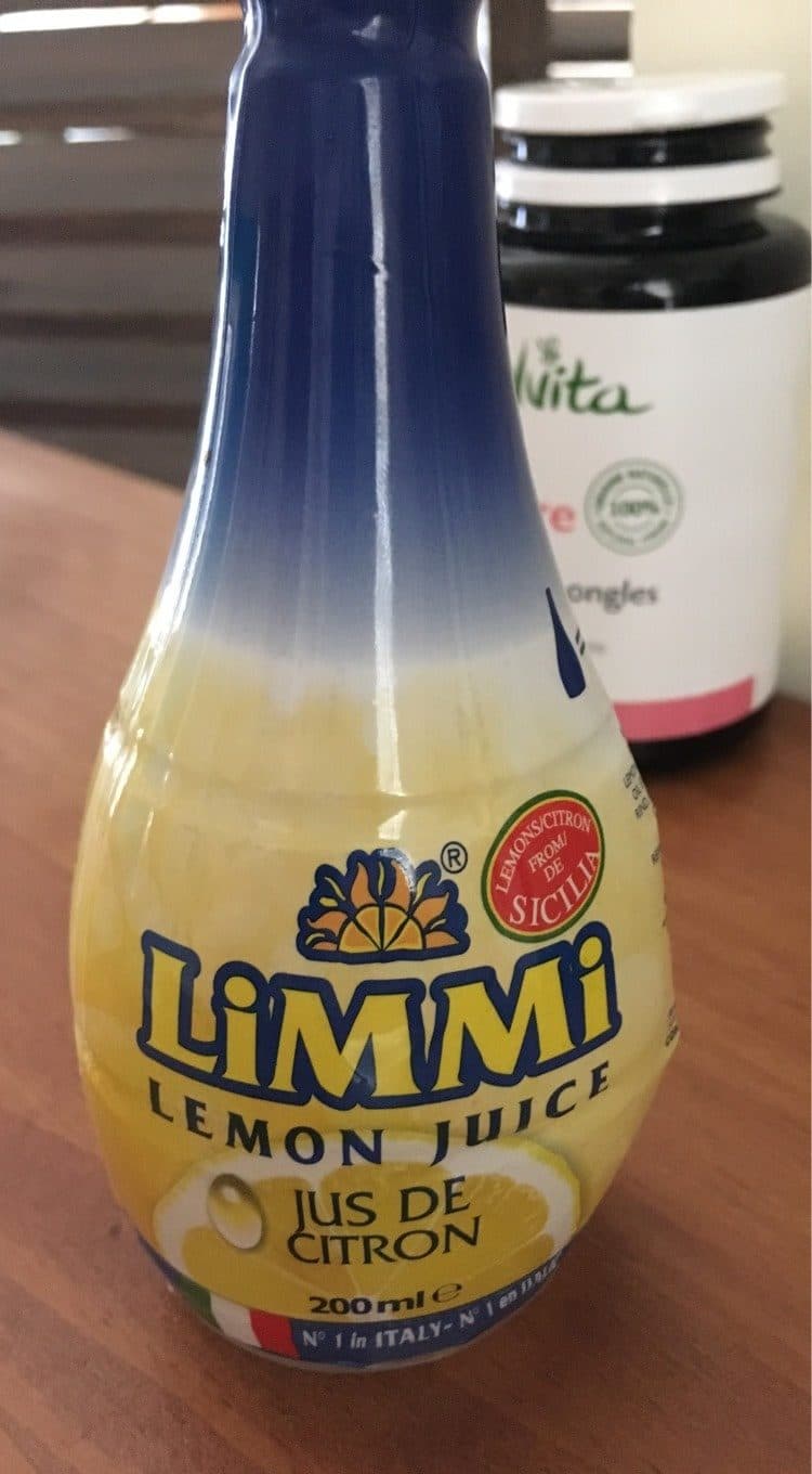 LIMMI Jus de citron packshot