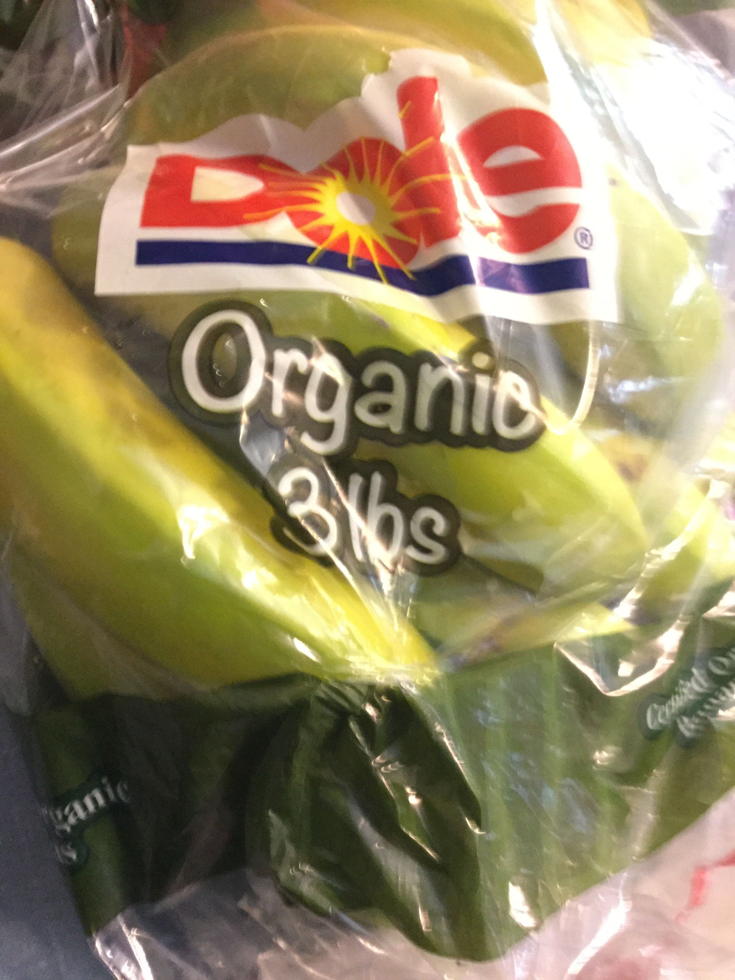 Dole Organic Bananas packshot