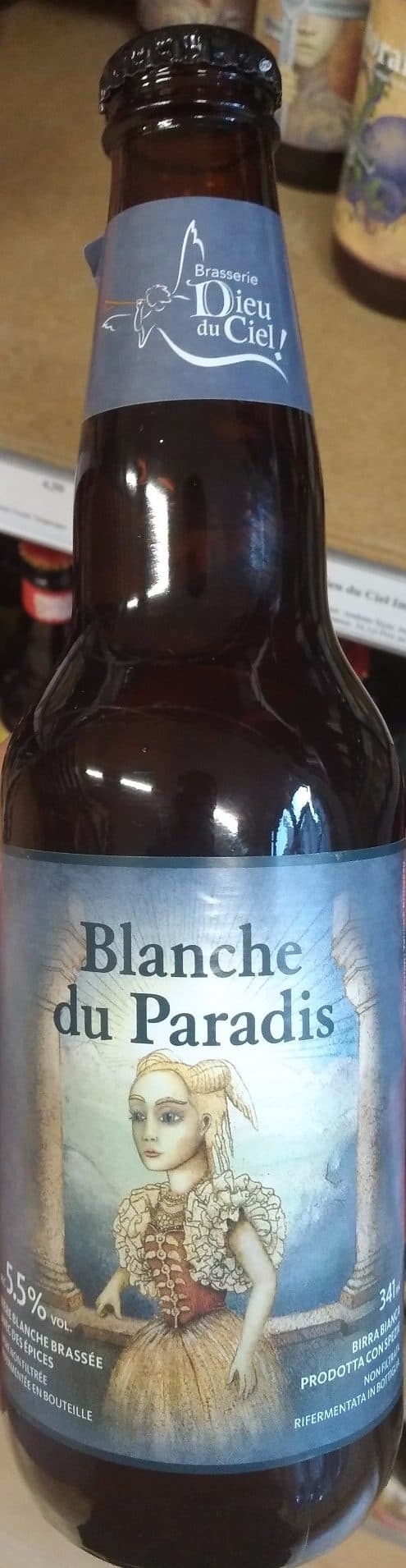 Brasserie Dieu du Ciel! Blanche du Paradis packshot
