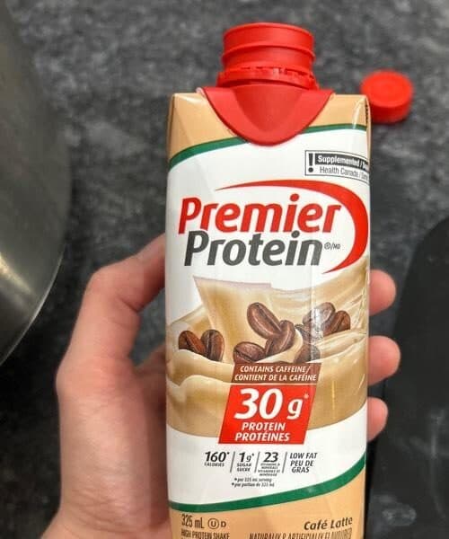 Premier Protein Cafe Latte flavoured packshot